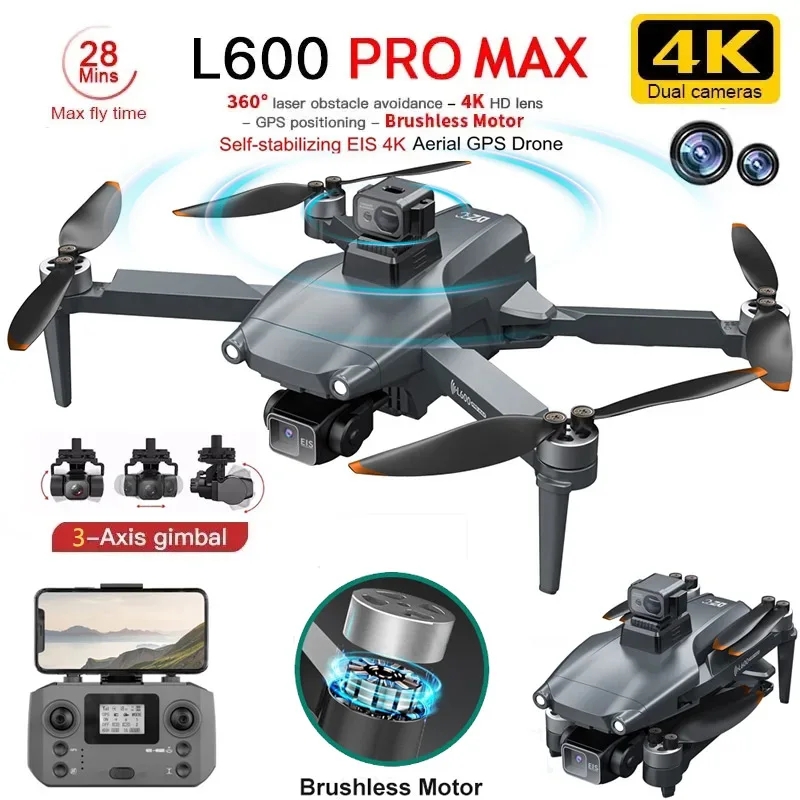 Drone Cinematic - L600 PRO MAX GPS Drone Profesjonalny