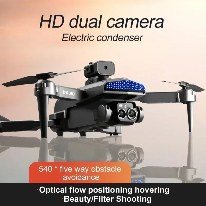 Mini Dron D6 8K Profesjonalna  – Drone Video Production recenzja i cena