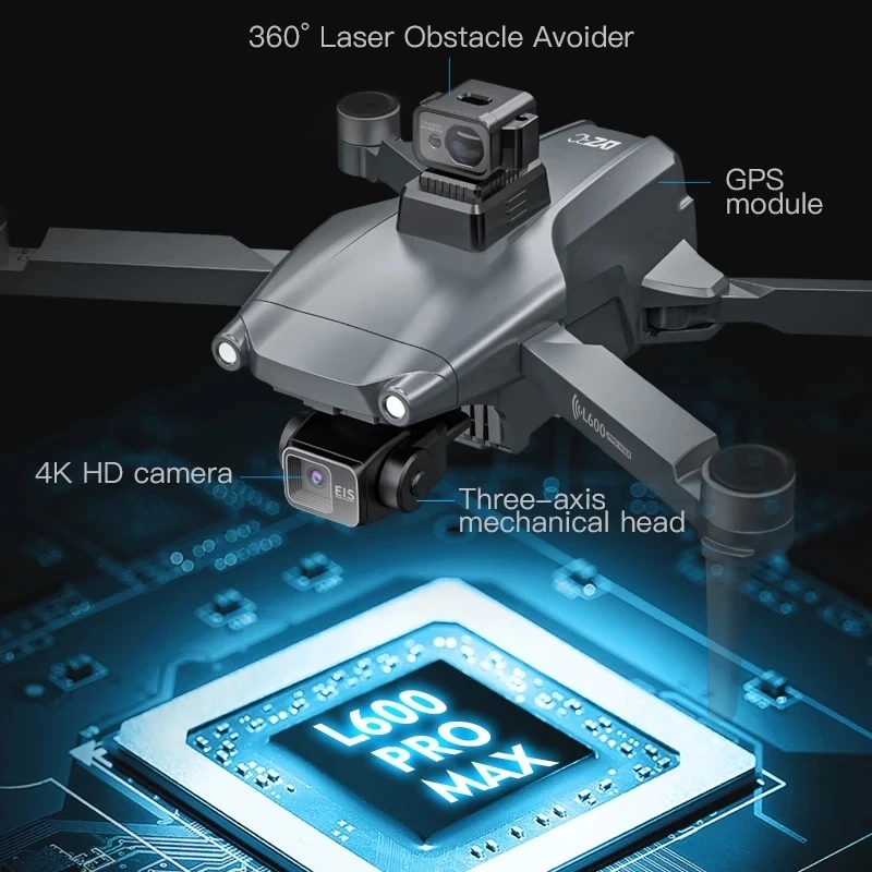 L600 PRO MAX GPS Drone Profesj – Drone Cinematic recenzja i cena
