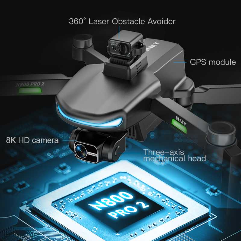 N800 PRO 2 GPS Dron Profesjona – Drone Multispectral recenzja i cena