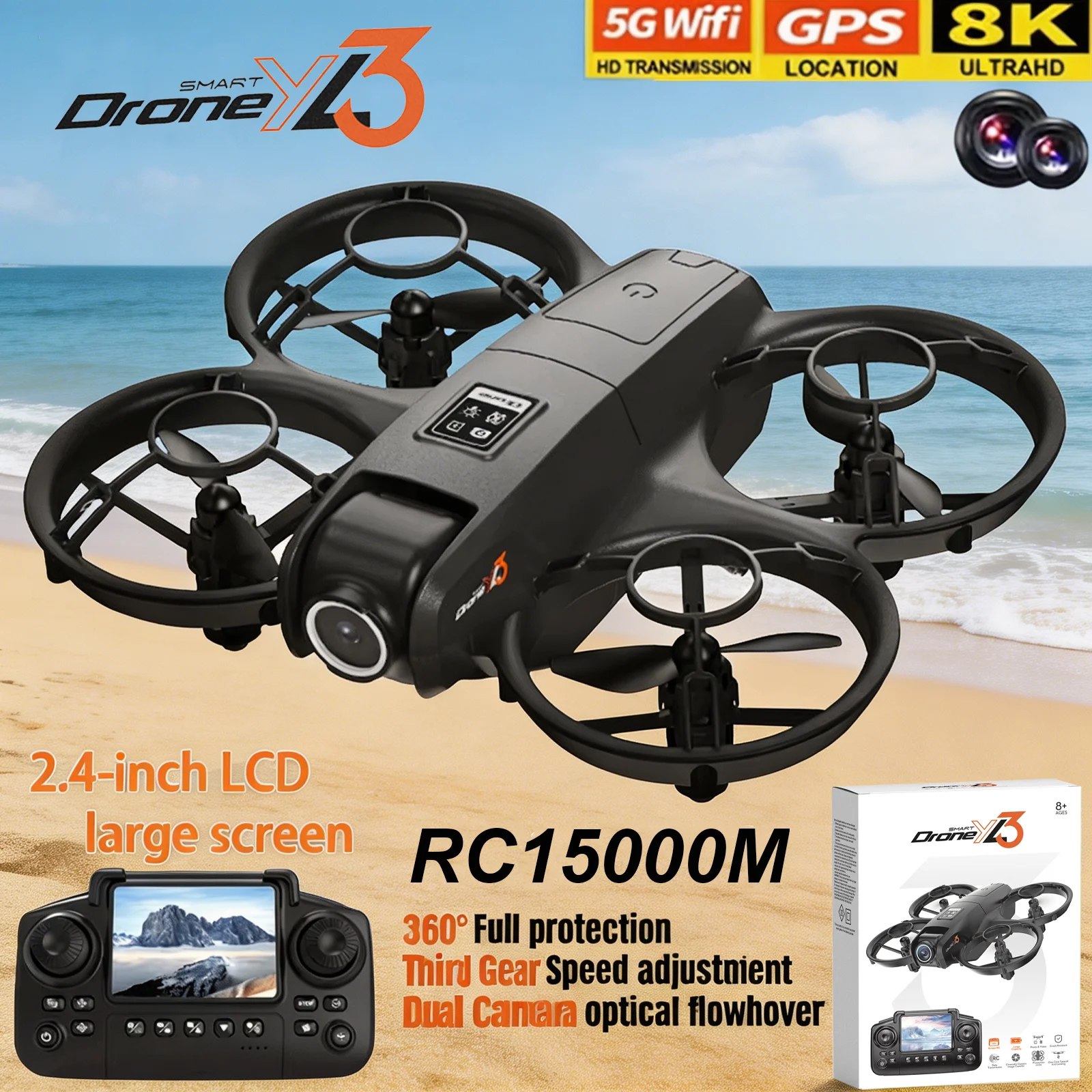 Nowy dron RC YL3 8K 1080P z sz – Drone Multispectral recenzja i cena
