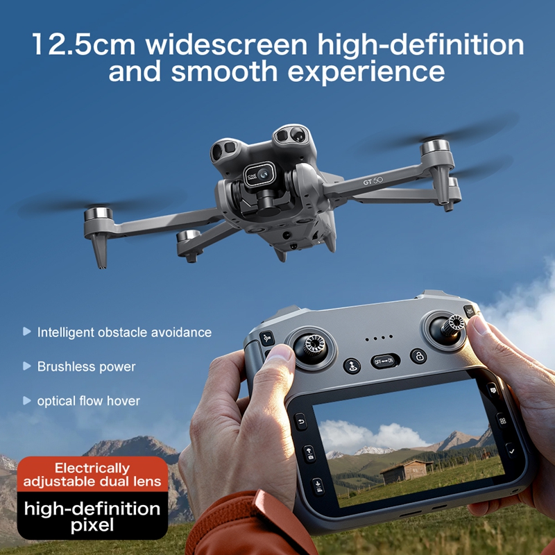 Mini Dron GT50 z Podwójną Kame – Drone Video Production recenzja i cena
